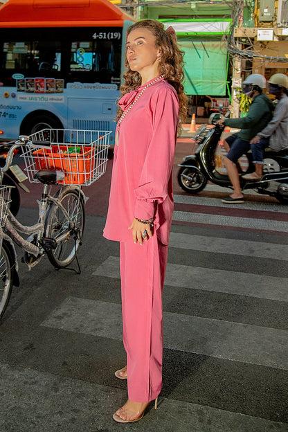 Blush Pink Co Ord Set - 01