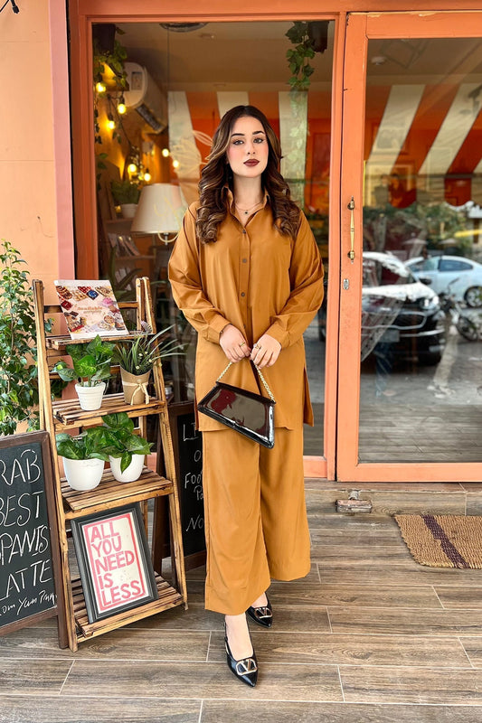 Caramel Co Ord Set-02