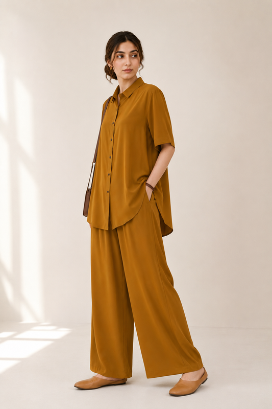 Caramel Co Ord Set - 3