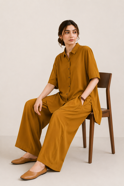 Caramel Co Ord Set - 3