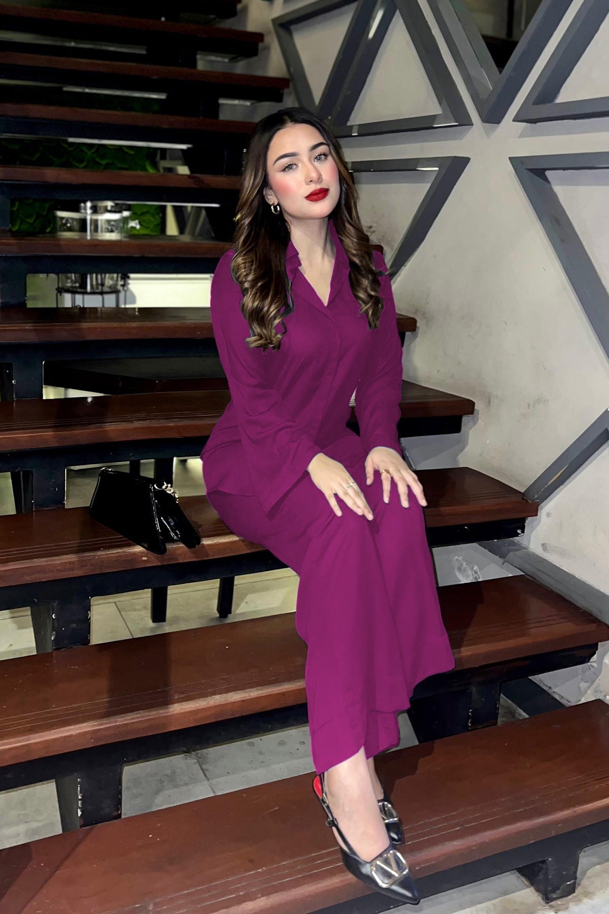 Mauve Co Ord Set