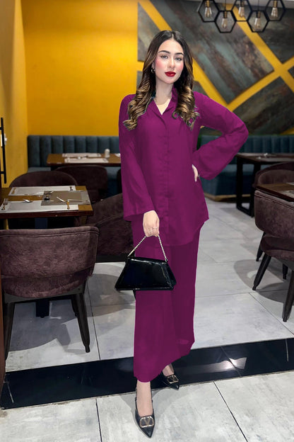 Mauve Co Ord Set