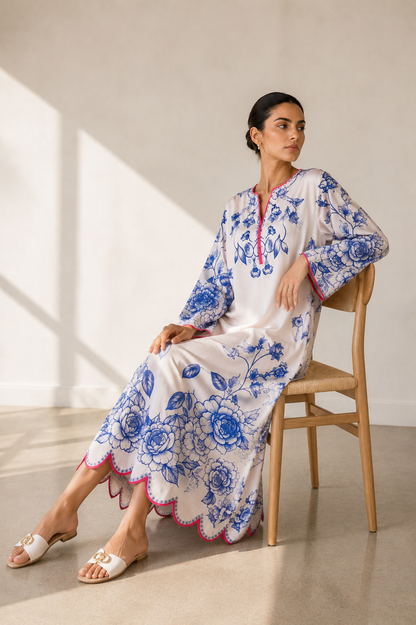 Floral Ivory Dress
