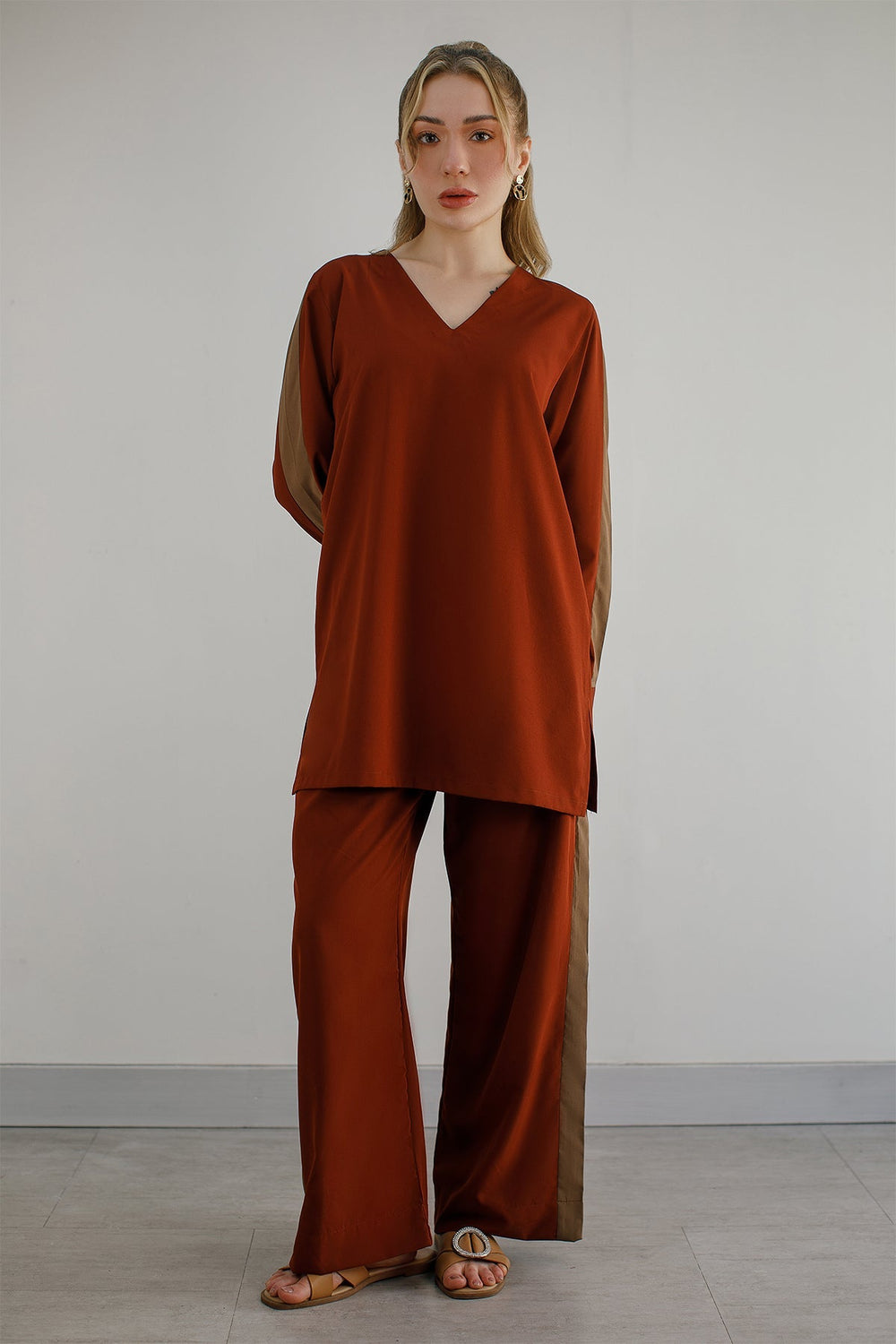 Rust Co Ord Set - 03