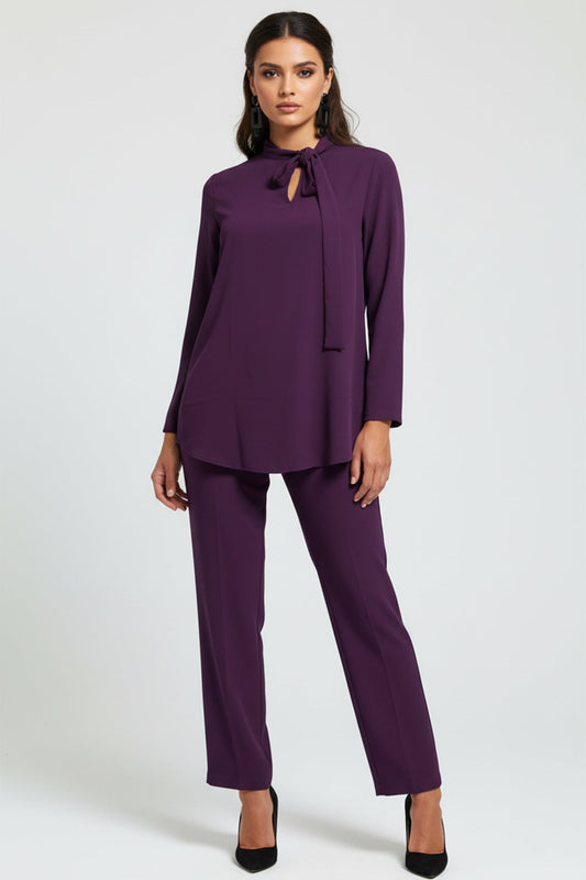 Plum Knot Co Ord Set